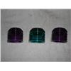 Image 8 : TL: GLOBES AND LENSES, 20 GLASS ITEMS: 5 3/8 N&W  CLEAR GLOBE, 5 1/2" C&O CLEAR GLOBE, 5 3/8"  PENNS