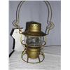 Image 1 : C&EI RR, 3 3/8" CLEAR GLOBE ETCHED C&EI RR SAFETY  FIRST, DRESSER LAMP    
