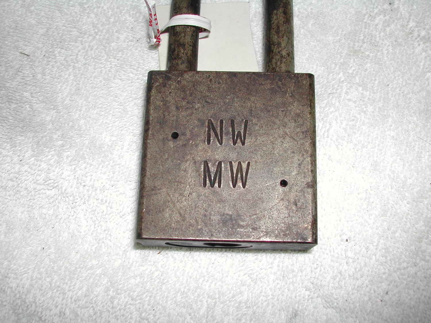 NINE LOCKS NO KEYS, BRASS YALE MADE FOR L&N RR CO., N&W ADLAKE (X'S 2), BRASS LOCK DATED 1929, YA