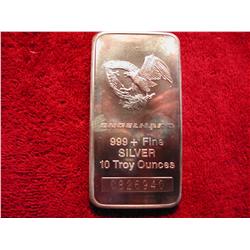 ENGELHARD .99+ Fine Silver 10 Troy Oz. Silver Bar