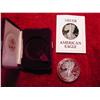 Image 1 : 1987 Silver American Eagle Proof 1 Troy Oz .999 Silver---You can see the reflection in the coin of u