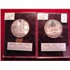 Image 1 : Two 1971 Franklin Mint Christmas Proof, Sterling Silver 