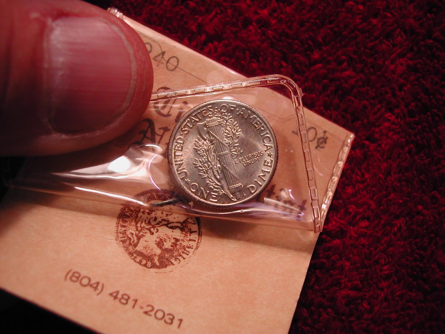 1906 INDIAN HEAD PENNY, 1940 MERCURY DIME, 21964 KENNEDY HALF DOLLARS, 1899 INDIAN HEAD PENNY