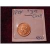 Image 1 : 1854 $3 LIBERTY HEAD GOLD COIN