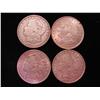 Image 1 : 4 MORGAN DOLLARS 2-1921, 2-1921D X$
