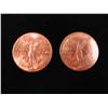 Image 1 : TWO 1947 MEXICAN 50 PESOS GOLD COINS (37.5 G OR  1.2 OZ)  X'S $