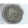 Image 1 : 1891 LIBERTY ''V'' NICKEL (VG+)