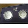 Image 2 : 1991 MT. RUSHMORE 2 COIN UNC SET
