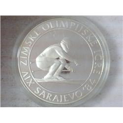 1982 YUGOSLAVIA 500 DINARA PROOF (SILVER)