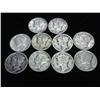 Image 1 : 10 ASSORTED MERCURY DIMES