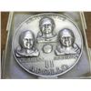 Image 2 : .999 + SILVER MANS 1ST LUNAR LANDING ART MEDAL