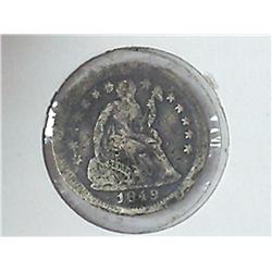 1849-O SEATED LIBERTY HALF DIME