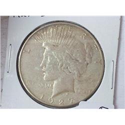 1927-S PEACE SILVER DOLLAR