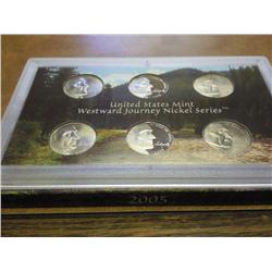 2005 US MINT WESTWARD JOURNEY NICKEL SET (UNC)