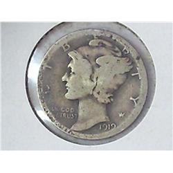 1919-S MERCURY DIME