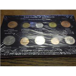 FAO COINS OF THE WORLD (AS SHOWN) ROYAL MINT