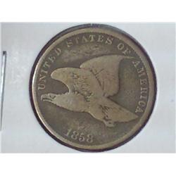 1858 FLYING EAGLE CENT (SMALL LETTER)