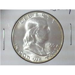 1955 BUGS BUNNY FRANKLIN HALF (UNC)