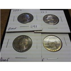 4-1973-S WASHINGTON QUARTERS PROOF