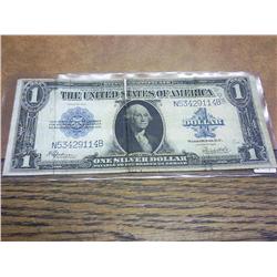 1923 LARGE SIZE US ONE $ SILVER CERTIFICATE