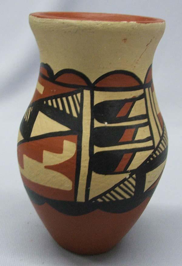 3 Jemez Pottery Jars by Toya, Baca & Other