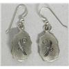 Image 1 : Sterling Cut Out Eagle Earrings Hallmark JR