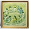 Image 1 : Framed DeGrazia Print on Canvas ''Los Ninos''