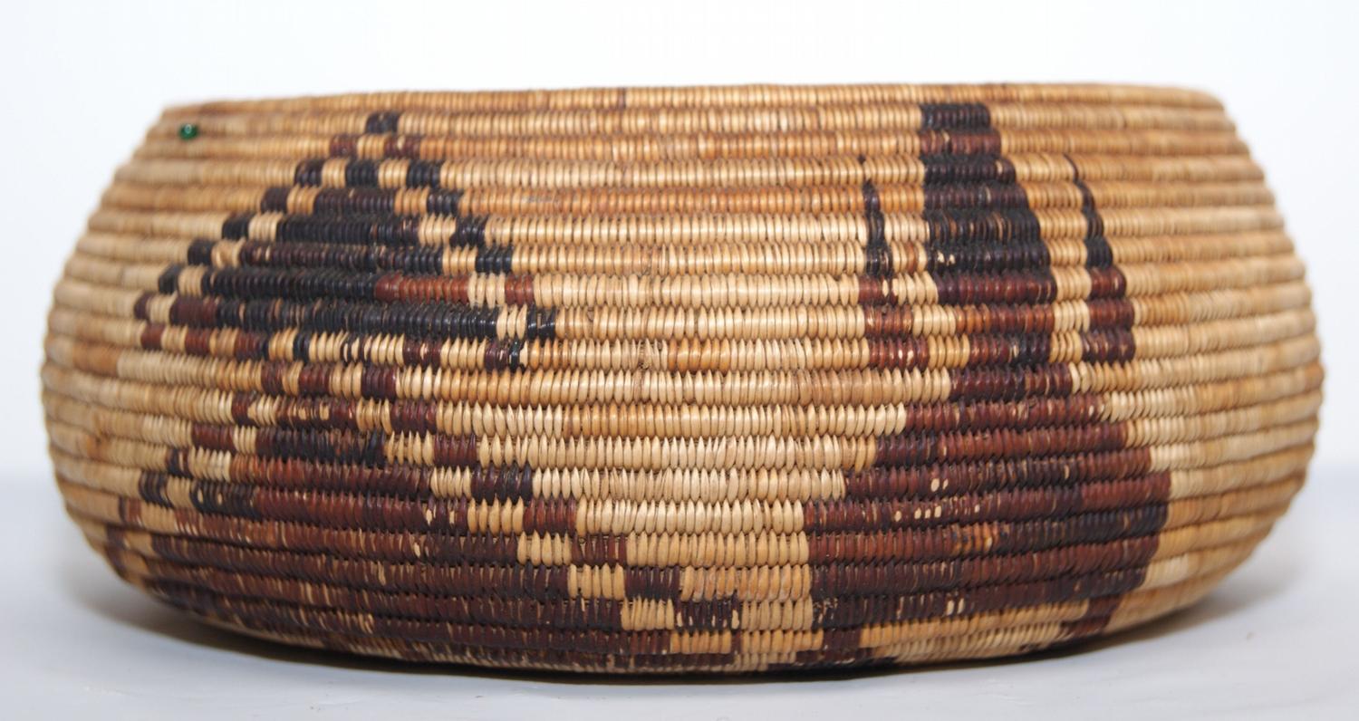 Pomo Designs Pomo Basket - R. G. Munn Auction LLC