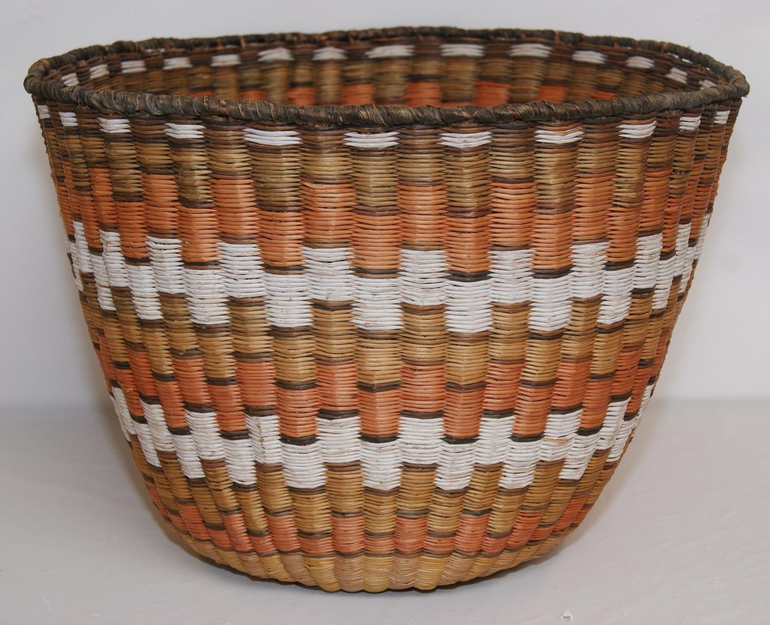 Large Hopi Wicker Basket