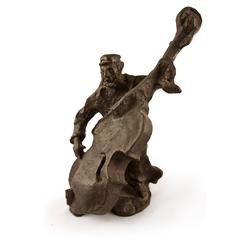 Contrabass Player by Mane Katz