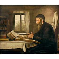 Studying the Torah by Johann Adalbert Heine