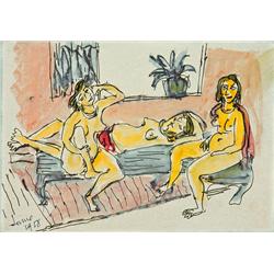 Le Salon by Marcel Janco