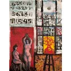 Two Women by Window by Yaacov Wexler