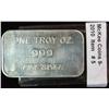 Image 2 : 5. Lord's Prayer One Troy Ounce .999 Fine Silver rectangular ingot.