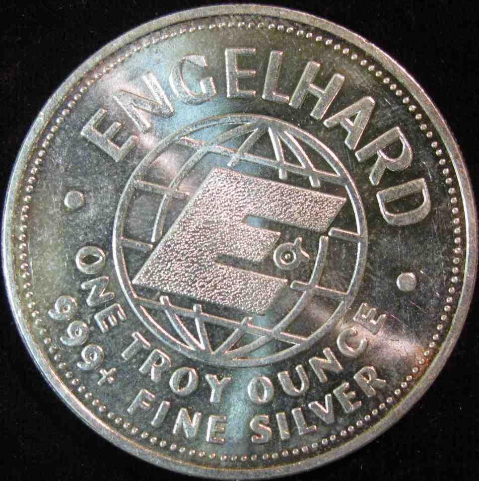 6. 1984 "The American Prospector" Engelhard One Troy Ounce .999+ Fine