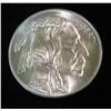 Image 1 : 20. Buffalo Nickel Design One Troy Ounce .999 Fine Silver. BU.