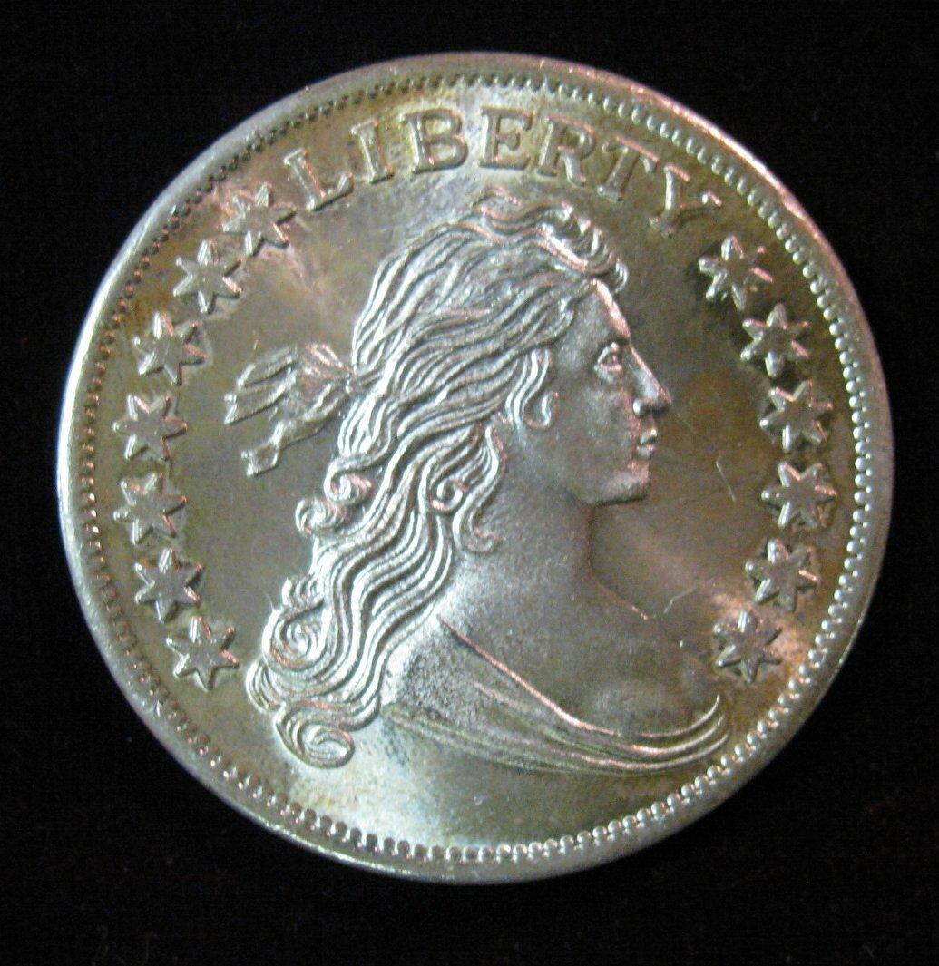 29 Bust Dollar Design One Troy Ounce 999 Fine Silver BU 29-bust-dollar-design-one-troy-ounce-999-fine-silver-bu