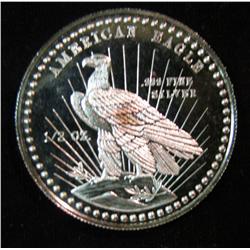 41. 1981 Proof Strike American Eagle One-Half Troy Ounce .999 Fine Silver 