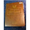 Image 2 : 56. Large Simulated Leather Bound Album titled "Golden Replicas of U.S. Stamps"  