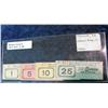 Image 1 : 108. 1c, 5c, 10c, & 25c Depression Scrip used by (Ottumwa, Ia. Rubber Co.)