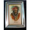 Image 1 : 111. Framed Print of Chief Keokuk. 2 1/2" x 3 1/2".