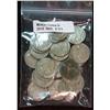 Image 1 : 171. Roll of (25) Mixed Date Buffalo Nickels. Average circulated. 
