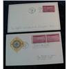 Image 2 : 199. (2) 1939 "50th Anniversary of Statehood" Stamped Covers with postmarks