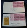 Image 1 : 200. (2) 1939 "50th Anniversary of Statehood" Stamped Covers with postmarks