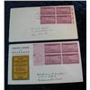 Image 2 : 200. (2) 1939 "50th Anniversary of Statehood" Stamped Covers with postmarks
