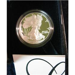 269. 2006 W American Eagle Proof Dollar in original case of issue with literature.