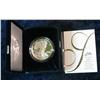 Image 2 : 269. 2006 W American Eagle Proof Dollar in original case of issue with literature.