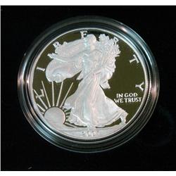 270. 2007 W American Eagle Proof Dollar in original case of issue with literature.