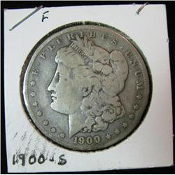 273. 1900 S Morgan Silver Dollar. F-12.