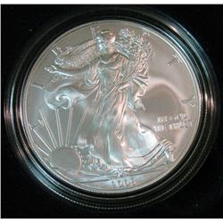 277. 2008 W American Eagle BU Silver Dollar. Original as issued in box.